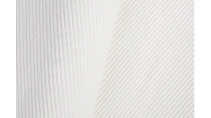 Balta manžete (biezā), GOTS, platums ~100 cm