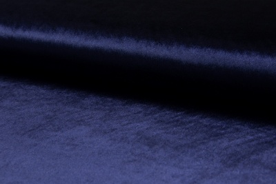 Tumši zils kokvilnas samts
