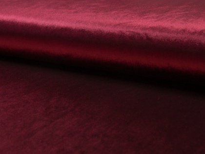 Bordo kokvilnas samts