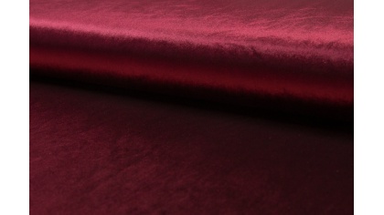 Bordo kokvilnas samts