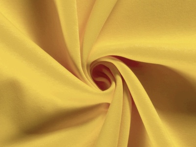 Dzeltena siltinātā trikotāža – platums 150 cm