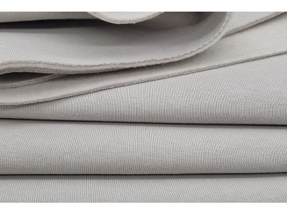 Cream siltinātā trikotāža - platums 180cm