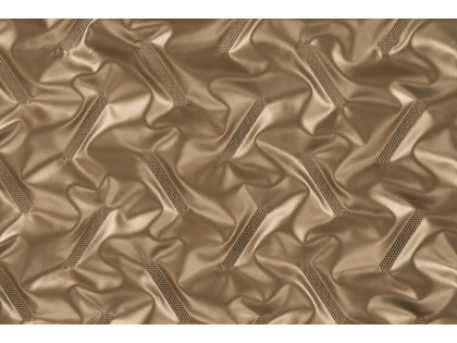 Zelti bēšs - stepēts virsdrēbju audums