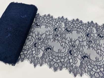 Tumši zila mežģīne - 35cm