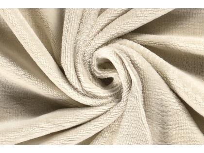 Bēšs bambusa frotē audums