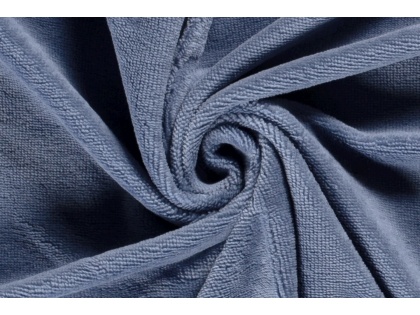 Zils bambusa frotē audums