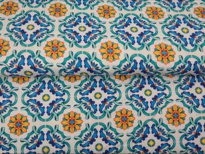 Flīzes – kokvilnas trikotāža