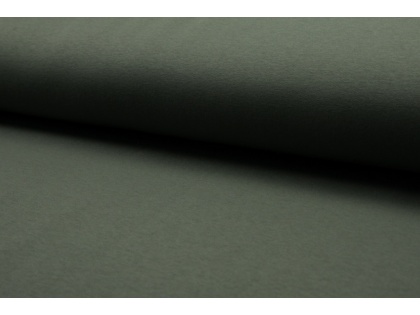 Haki siltinātā trikotāža – auduma gabals 80 cm