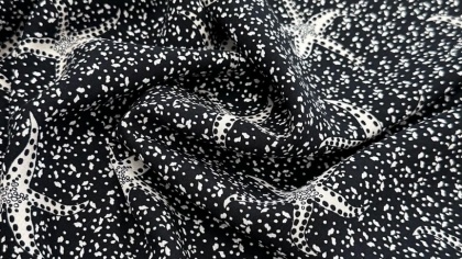 Melnbaltās jūraszvaigznes – 100% viskoze