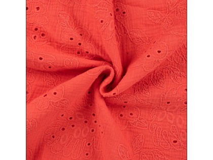 Koraļļu puķes – izšūtais muslins