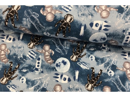 Kosmonauti – cilpiņtrikotāža ar papildu mazu siltinājumu iekšpusē