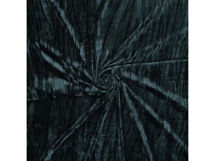 Tumši zaļš burzīts samts