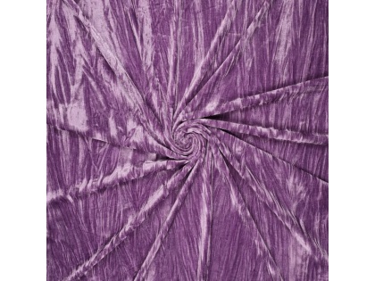 Violets burzīts samts