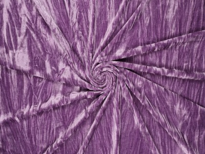 Violets burzīts samts