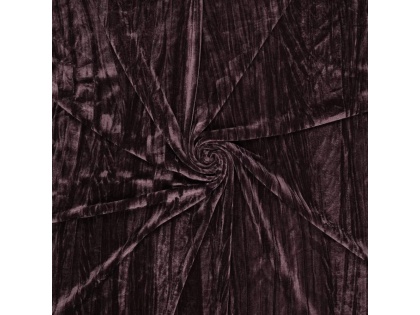 Brūns burzīts samts