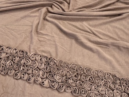 Capucino rozītes - viskozes trikotāža