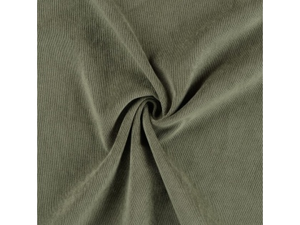 Gaišs haki smalkais velvets