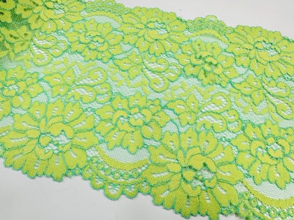 Salātu zaļa elastīgā mežģīne, 23cm