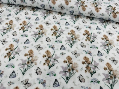 Tauriņu pļava - muslins