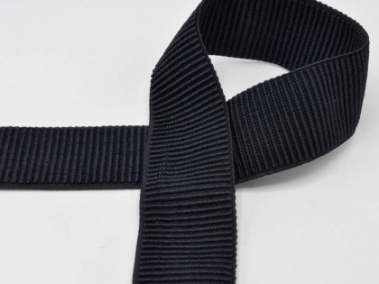Melna 5cm RIB gumija