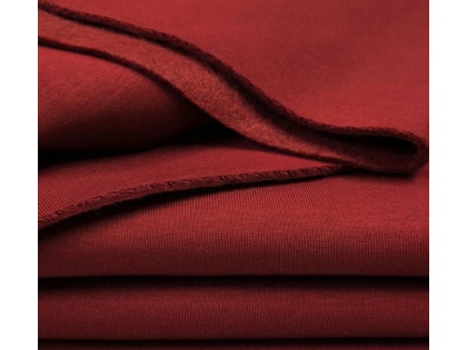 Sarkana siltinātā trikotāža 180cm plata