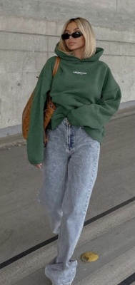 Moss green siltinātā trikotāža 180cm plata