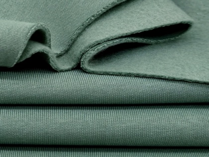 Moss green siltinātā trikotāža 180cm plata