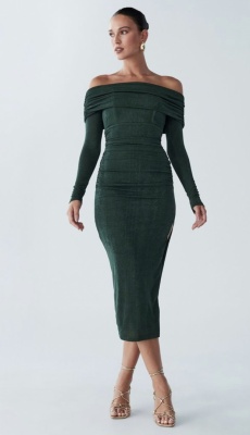 Smaragdu zaļa - Punto/Dubultā viskozes trikotāža