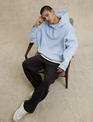 Gaiši zila - siltinātā kokvilnas trikotāža 220cm plata