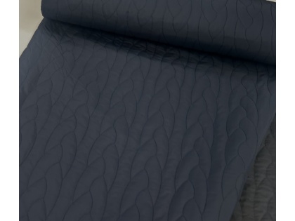 Tumši zils virsdrēbju audums