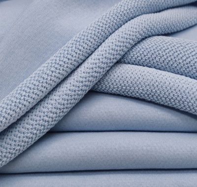 Baby blue/ Gaiši zila - 3 diegu cilpiņtrikotāža